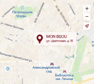 Карта проезда к Mon Bijou